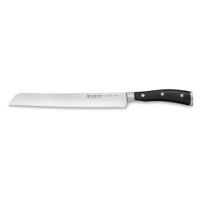 Nóż do chleba o podwójnie ząbkowanym ostrzu dł. 23 cm CLASSIC IKON - WÜSTHOF