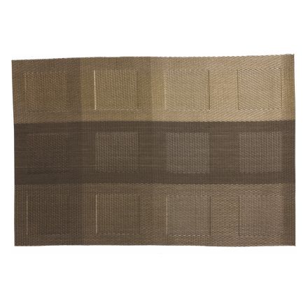 Mata stołowa 45x30 cm brązowe kwadraty - ABERT