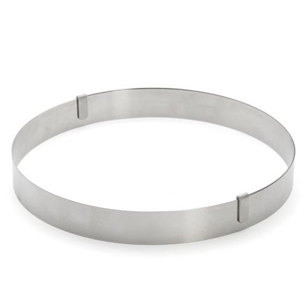 Rant cukierniczy okrągły regulowany śr. 18-36 cm - DE BUYER