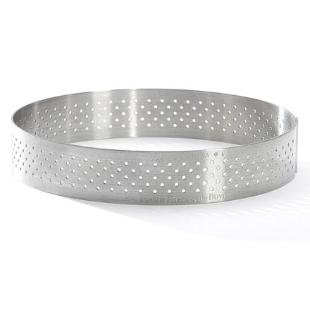 Rant cukierniczy okrągły perforowany śr. 12,5 cm - DE BUYER