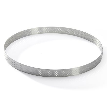 Rant cukierniczy okrągły perforowany śr. 24,5 cm - DE BUYER