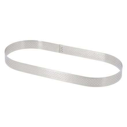 Rant cukierniczy perforowany - Oblong 30 x 11 cm - DE BUYER
