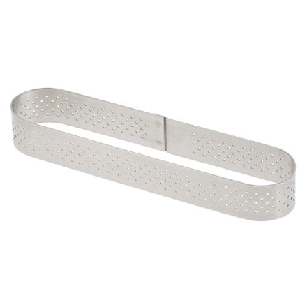 Rant owalny perforowany 14,5 x 3,5 cm - DE BUYER