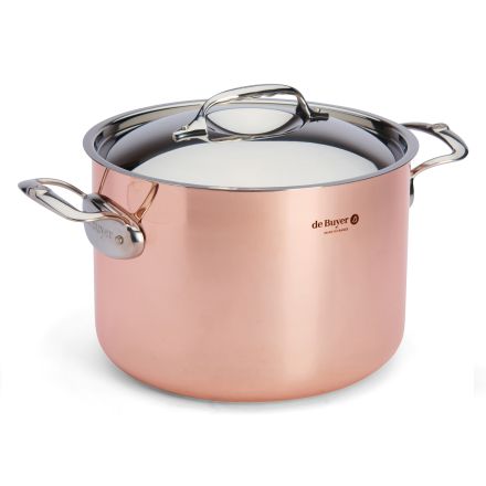 Garnek wysoki 24 cm PRIMA MATERA - DE BUYER