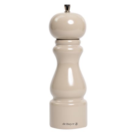 Młynek do pieprzu 20 cm taupe lakierowany RUMBA - DE BUYER