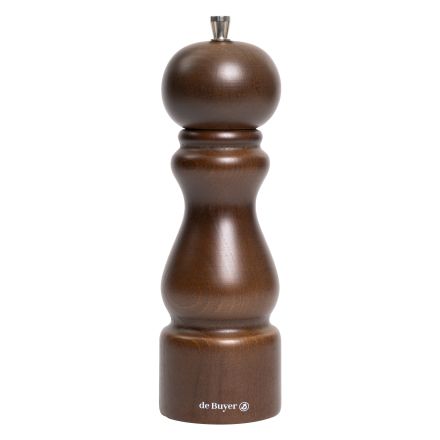 Młynek do soli 20 cm ciemny brąz RUMBA - DE BUYER