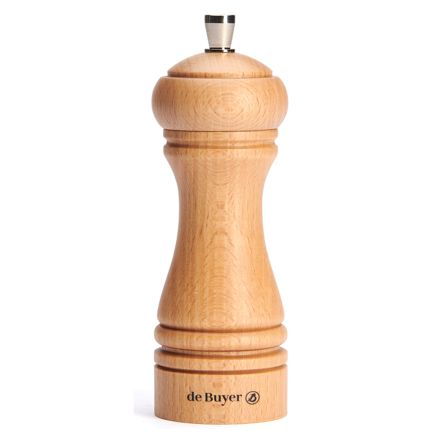 Młynek do soli 14 cm naturalny JAVA - DE BUYER