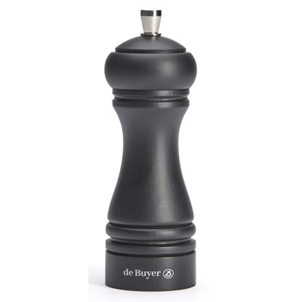 Młynek do soli 14 cm czarny matowy JAVA - DE BUYER