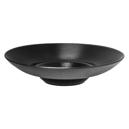 Talerz głęboki EDGE 26 cm KARBON czarny – RAK PORCELAIN