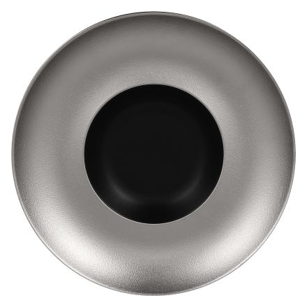 Talerz głęboki gourmet srebrny 26 cm METALFUSION  - RAK PORCELAIN