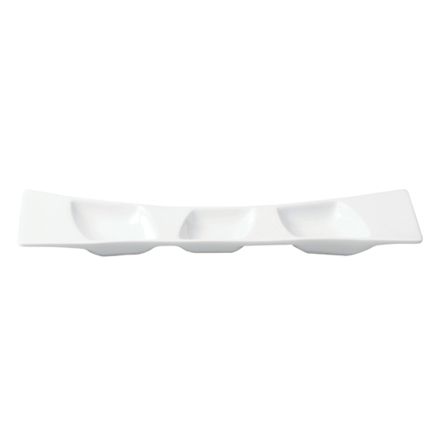 Talerz cocktailowy 20 x 6,5 cm MAZZA  - RAK PORCELAIN