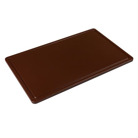 Deska do krojenia HACCP 32,5x53x1,4 cm brązowa