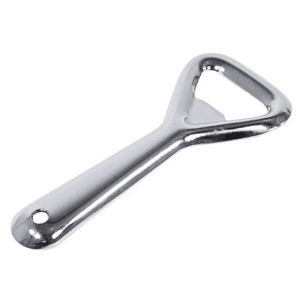 Otwieracz do butelek chromowany 10 cm - BAREQ
