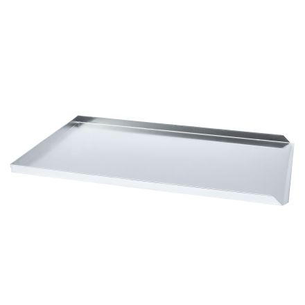 Blacha cukiernicza - srebrna 3 ranty 60 x 40 cm