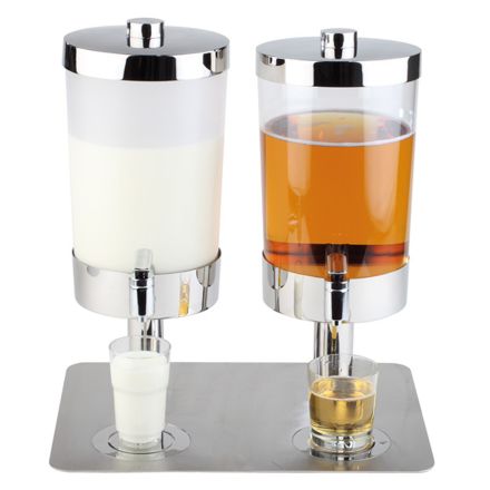 Dyspenser do soku i mleka "Sunday Duo" 2x6l