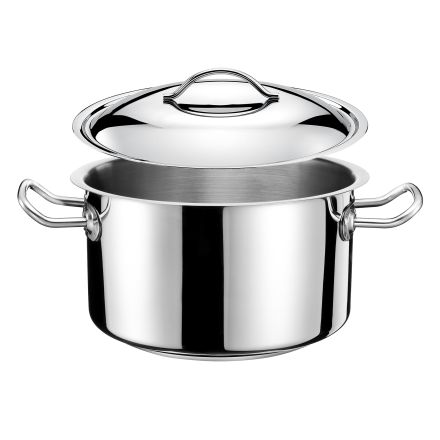 Garnek średni 24 cm z pokrywką EXCLUSIVE - TOM-GAST