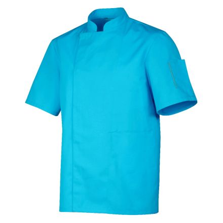 Bluza kucharska turkusowa, krótki rękaw rozm. M NERO - ROBUR