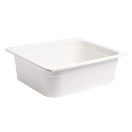 Pojemnik GN 1/2 wys. 10 cm z melaminy biały - VERLO