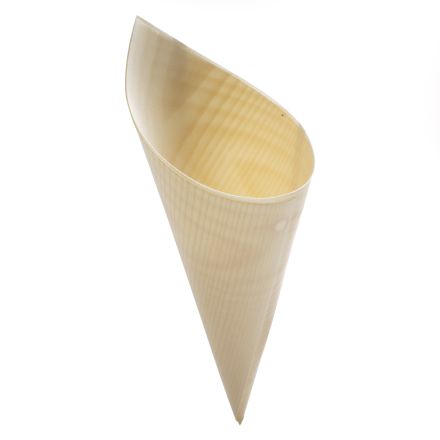 Rożek drewniany 4,5x12,5 cm (op.50 szt.) - VERLO