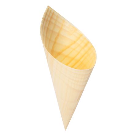 Rożek drewniany 6,5x16,5 cm (op.50 szt.) - VERLO