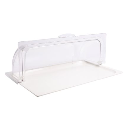 Pokrywa otwierana GN 1/1 do tac wys. 17 cm przeźroczysta - VERLO