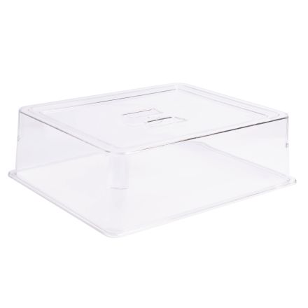 Pokrywa GN 1/2 do tac z melaminy h - 10 cm przeźroczysta - VERLO
