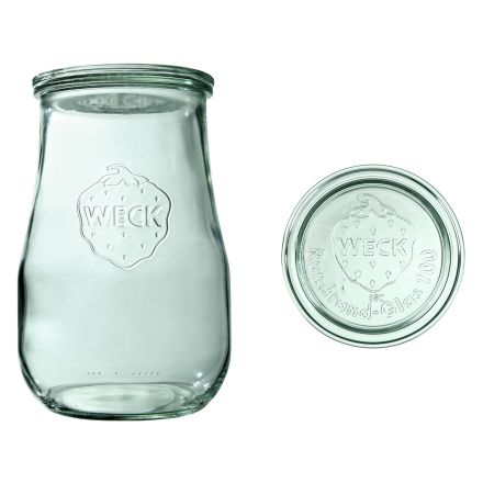 Słoik TULIP 1750 ml z pokrywką - op. 4 szt - WECK