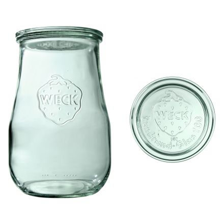 Słoik TULIP 2700 ml z pokrywką - op. 4  szt - WECK