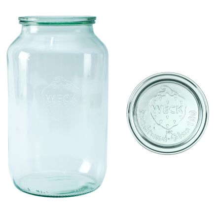 Słoik cylindryczny 3000 ml z pokrywką - op. 4 szt - WECK