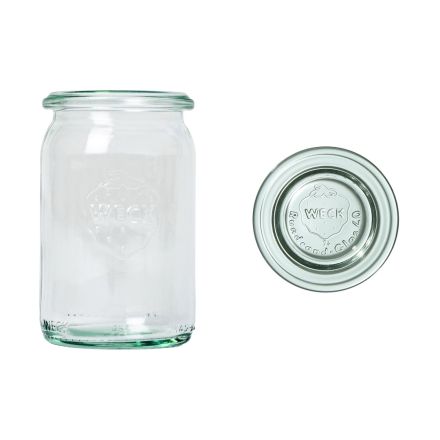 Słoik MINI-ZYLINDER 145 ml z pokrywką - op. 12 szt - WECK