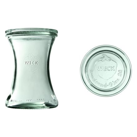 Słoik DELI 370 ml z pokrywką - op. 6 szt - WECK